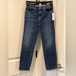 EDWIN Bree Crop Slim Straight Jeans NWT